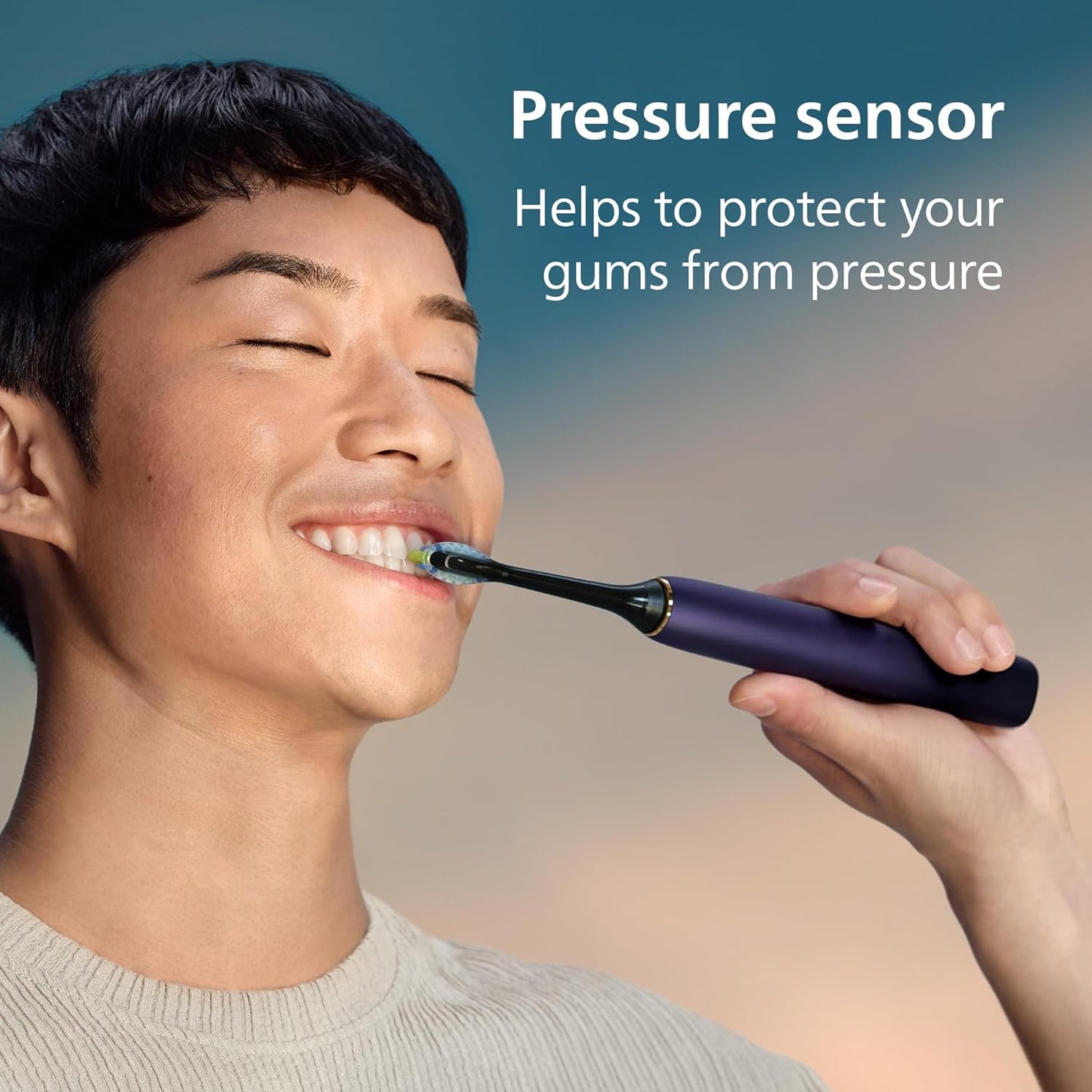 Philips Sonicare DiamondClean 9000 Electric Toothbrush - Smart Sonic Technology, 12 Settings, Travel Case | Amethyst, HX9911/91