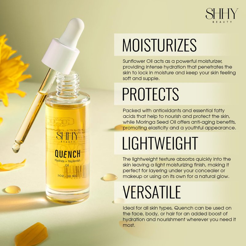 Hydrate and Replenish Oil - Nourishing Moisturizer for Dry Skin | Lightweight Formula