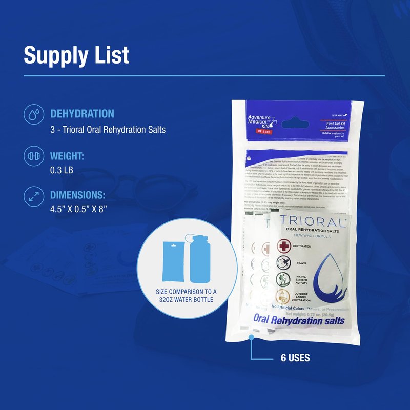 Adventure Medical Kits Oral Rehydration Salts (Pack of 2)