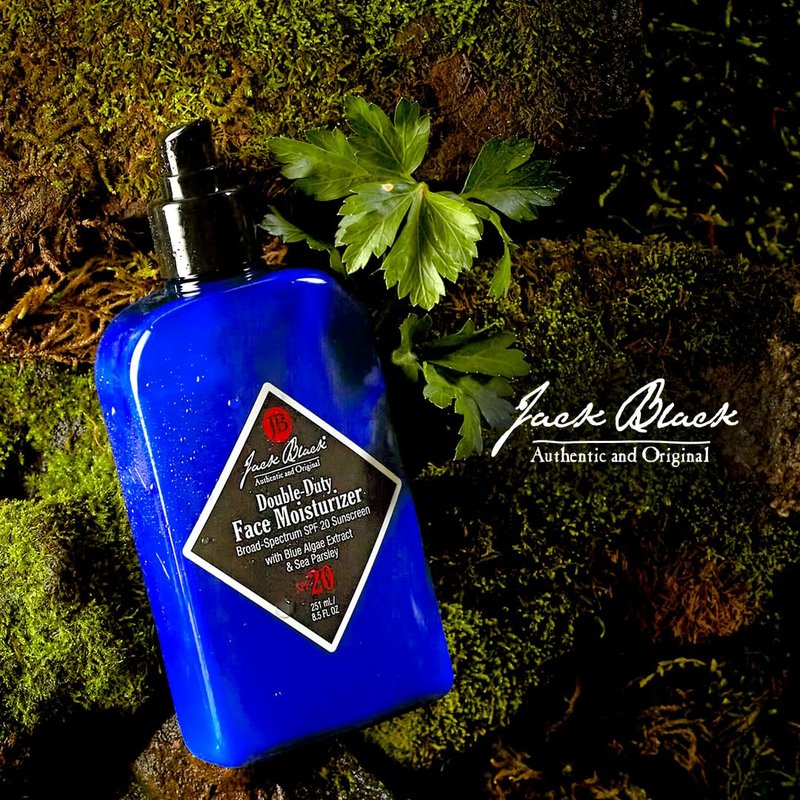 Jack Black Double-Duty Face Moisturizer, 8.5 Fl. Oz – SPF 20 Sun Protection, Long Lasting Hydrating Skincare, Lightweight Moisturizer, Men’s Facial Moisturizer