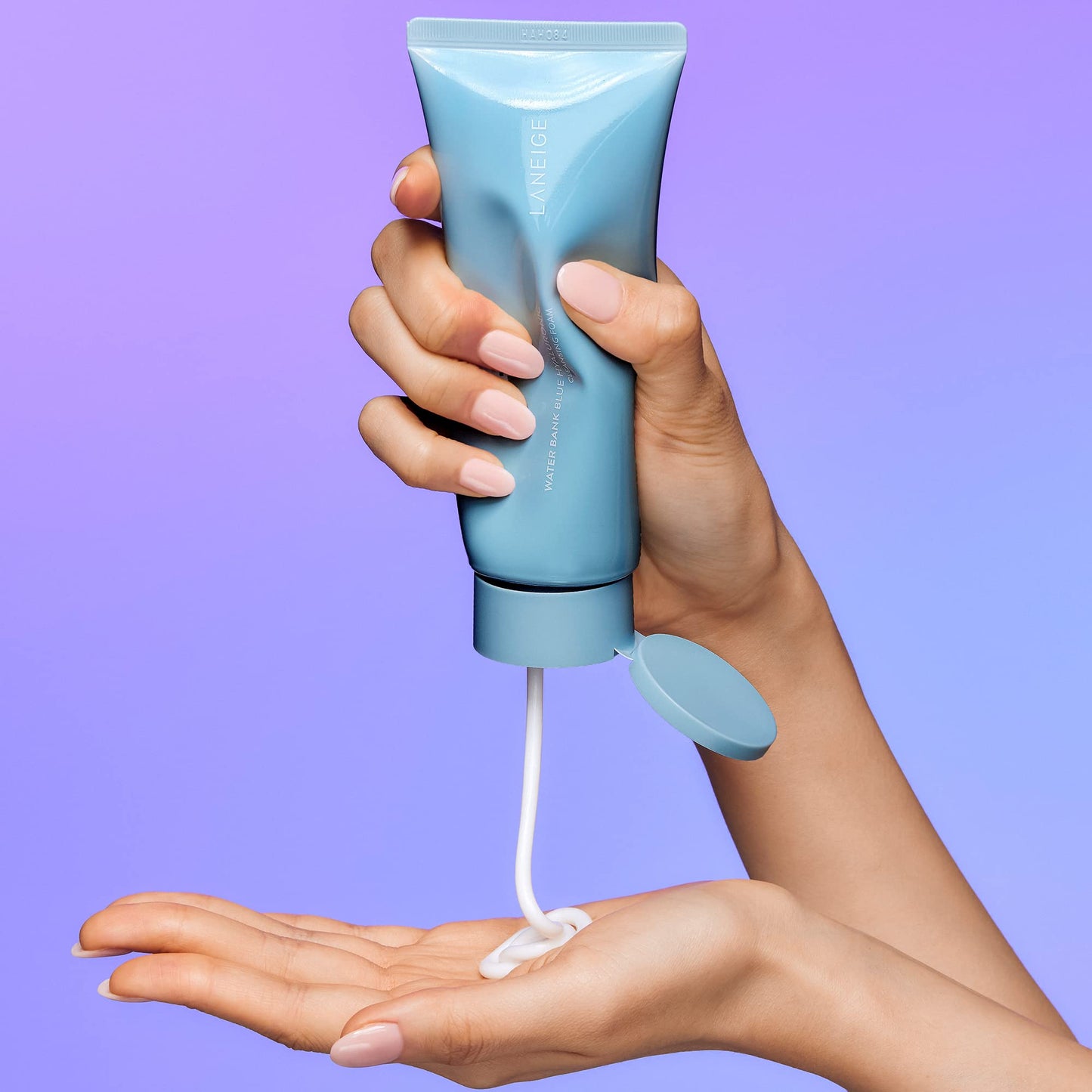 LANEIGE Water Bank Cleansing Foam: Hydrating Face Wash and Makeup Remover with Hyaluronic Acid & Papain Enzyme for Smooth,Soft Skin,(Pack of 2)