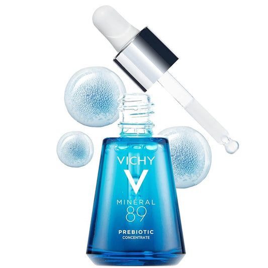 Vichy Mineral 89 Niacinamide Serum - Skin Barrier Repair & Hydration | Antioxidant Pore Minimizer for Dull, Dry Skin
