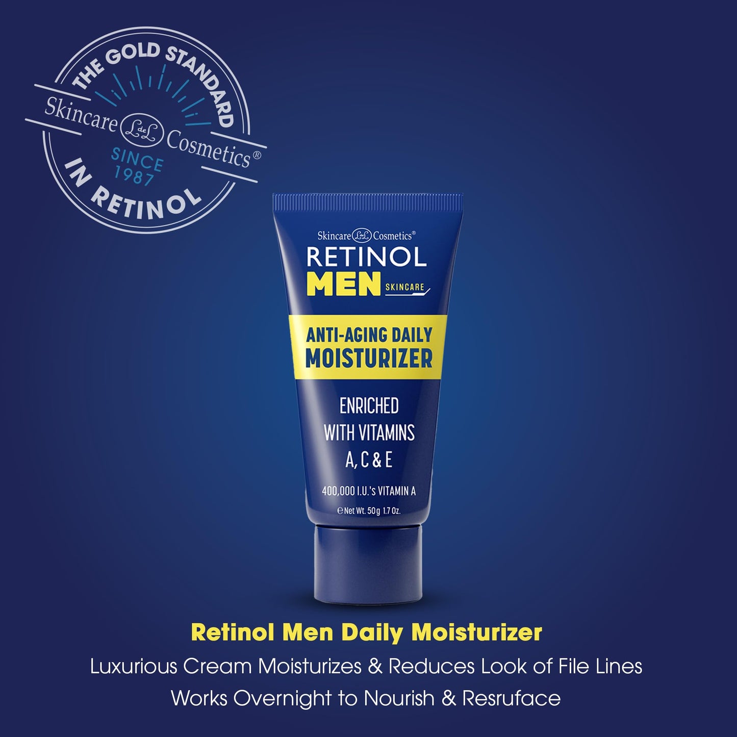 LIVAURA Retinol Men’s Face Moisturizer – Hydrating Face Cream & Faces Lotion for Men, Anti Aging Moisturizers for Dry Skin, Lightweight Facial Moisturizer for Daily Skin Care, Sensitive Skins