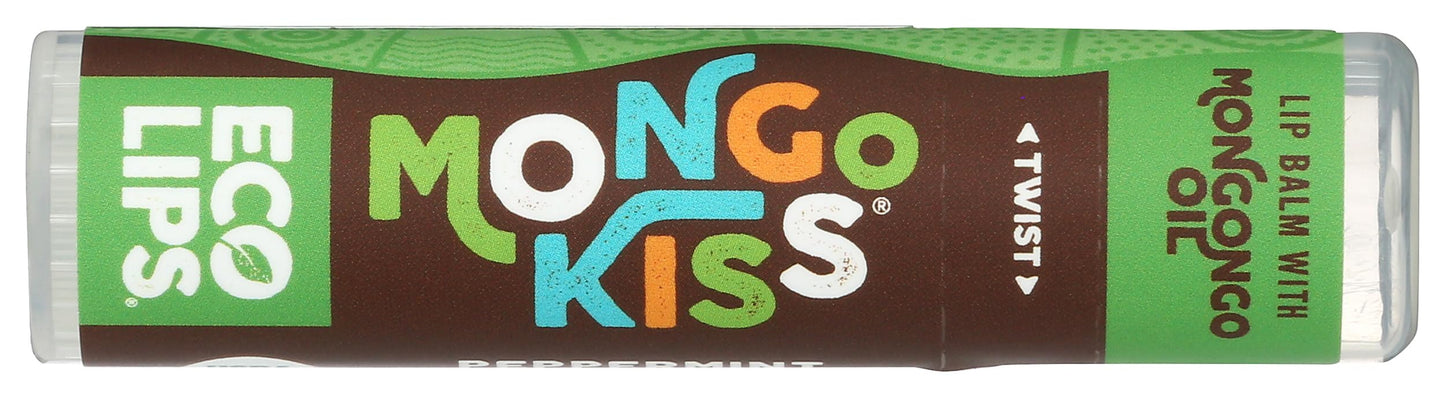 Eco Lips, Lip Balm Mongo Kiss Peppermint Organic, 0.25 Ounce
