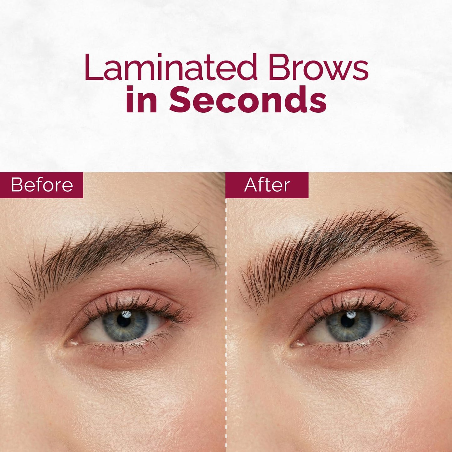 RB RENATA BEAUTY Brow Lift – Clear Brow Wax for Instant Lamination Effect & All-Day Hold – Flake-Free, No White Residue – Includes Mini Brush – 0.406 fl oz (12 mL) – Fluffy, Feathered, Soft Brows Look