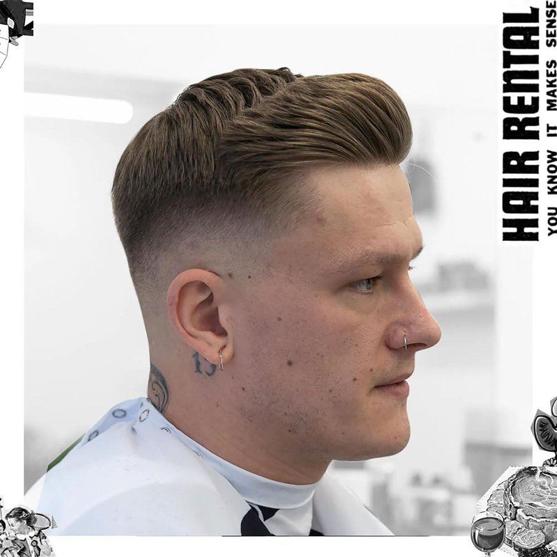 Uppercut Deluxe Quiff Roller Hair Brush for Men and Women – Round Styling Brush for Volume, Lift & Pompadour Styles – Blow Dry Quiff Roller with Ball Tip Bristles, Non-Slip Grip, Barber Styling Tool