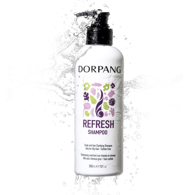 DORPANG Dandruff Shampoo for Oily Hair, Anti Dandruff and Oil Control Treatment Refresh Shampoo, Sulfate Free Daily Scalp Care, 355ml (12 fl oz) Floral Scent