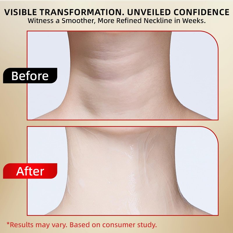 Redcool Retinol Neck Firming Cream – Neck Cream for Firming and Tightening, Skin Tightening Cream for Face, Tighten and Lift Neck Cream with Collagen & Hyaluronic Acid, Anti-Aging Moisturizer 1.76 oz