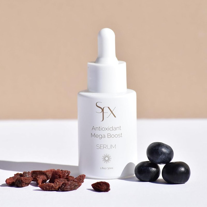 SunFX Sunless Tanning Additive - Anti-Oxidant Mega Boost with Watermelon, Goji Berry & Acai Berry | 1 fl oz/30ml