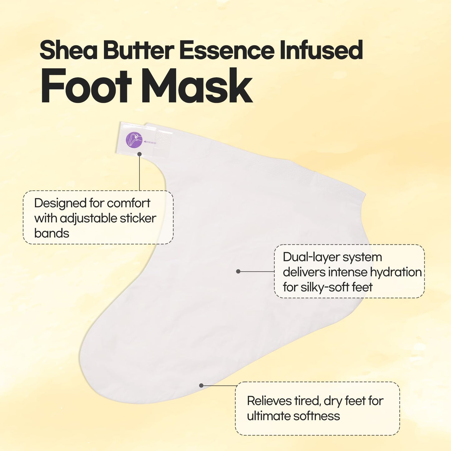 Epielle Hydrating Hand & Foot Masks (Glove & Socks 12pk) for Dry Hand, Dry & Cracked Heel