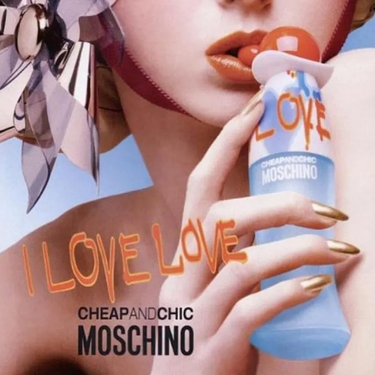 I Love Love Cheap and Chic by MOSCHINO For Women. Eau De Toilette Spray 1.7 Ounces