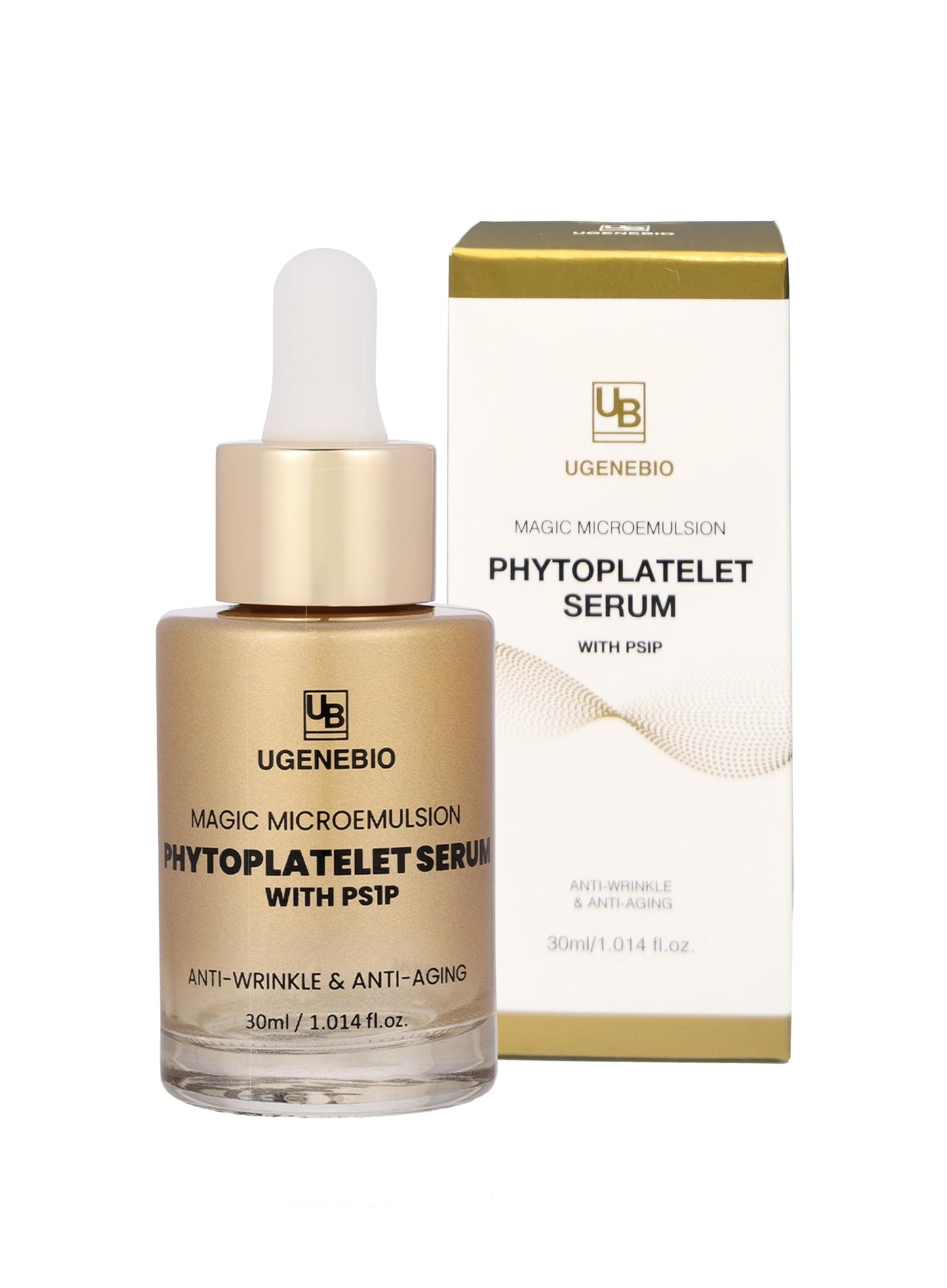 GreenEco Phytoplatelet Serum – Antioxidant, Hydrating K-Beauty Skincare - Advanced Anti-Wrinkle Treatment with PS1P, Niacinamide & Vitamin C