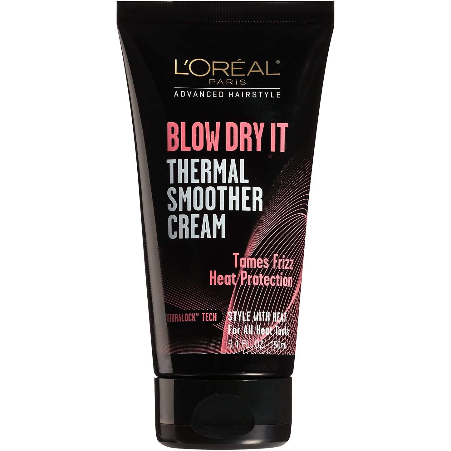 L'Oreal Paris Advanced Hairstyle Blow Dry Cream - Thermal Smoother, 5.1 Ounce
