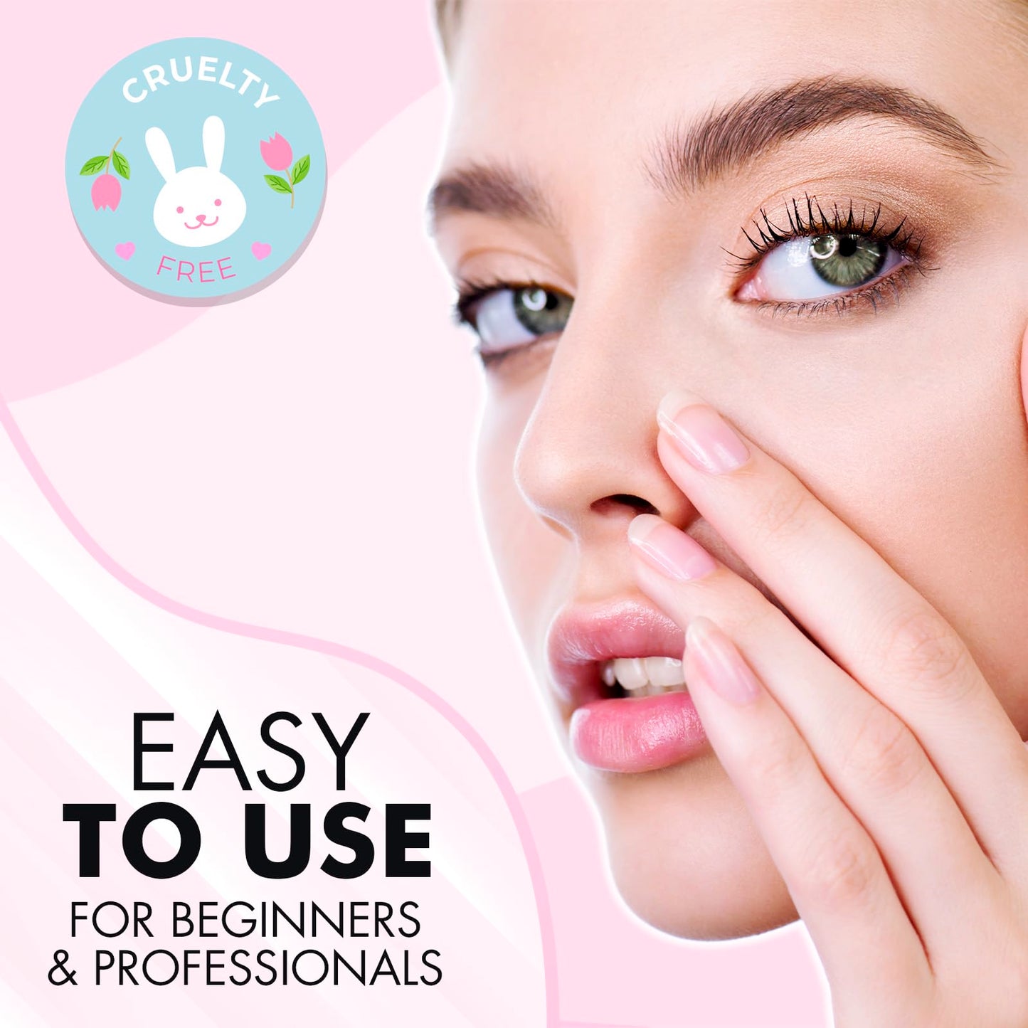 Lash Lift Kit, Beginner/Professional Lash Lamination Kit, Safe & Effective Eyelash Lift, Lasts 6-8 Weeks, 15 Applications - LK2