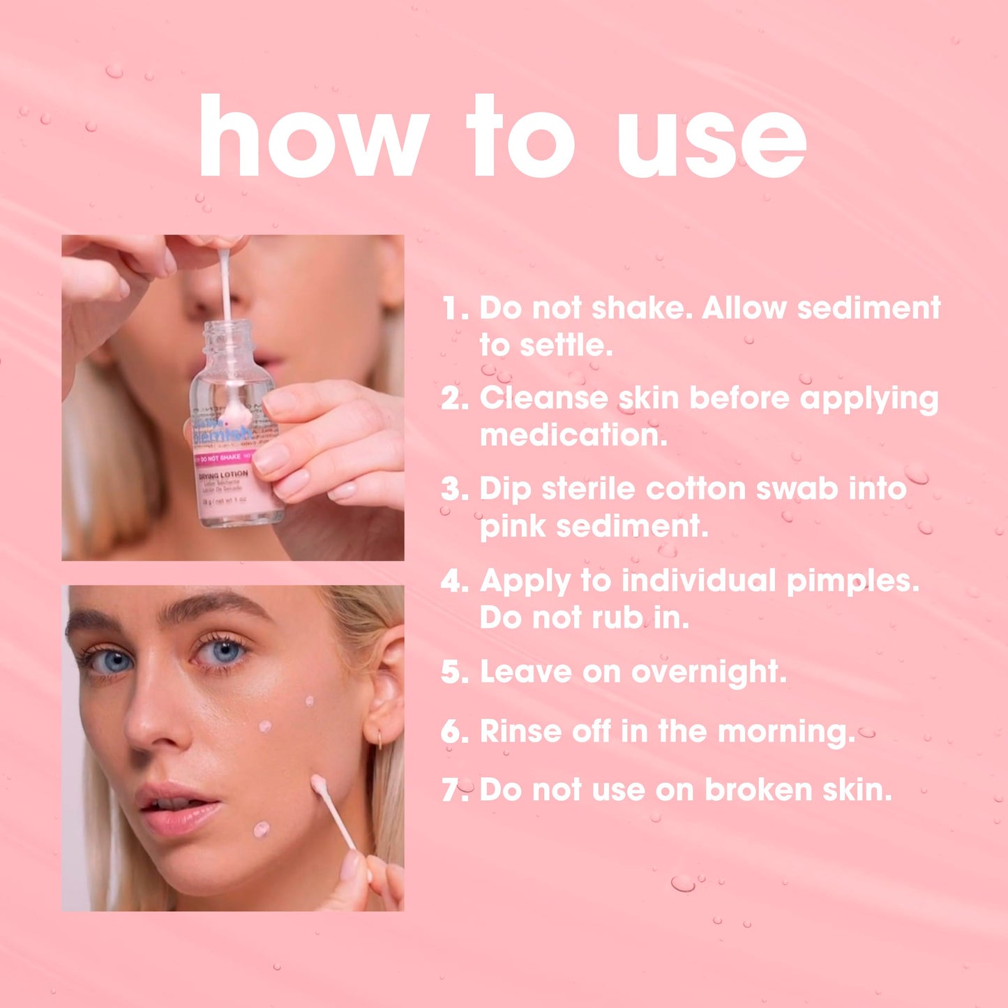 Bye Bye Blemish Drying Lotions, Spot Treatments