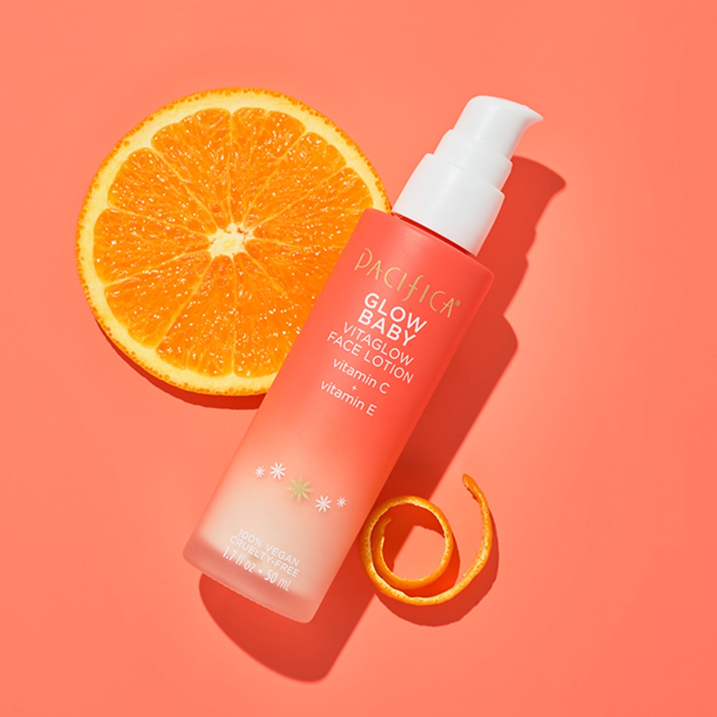 Pacifica Glow Baby Face Lotion & Eye Cream Set of 2 – Brightening Vitamin C Moisturizer + Depuffing Eye Cream with Caffeine & Hyaluronic Acid, Daily Hydration for Glowing Skin, 100% Vegan Clean Beauty