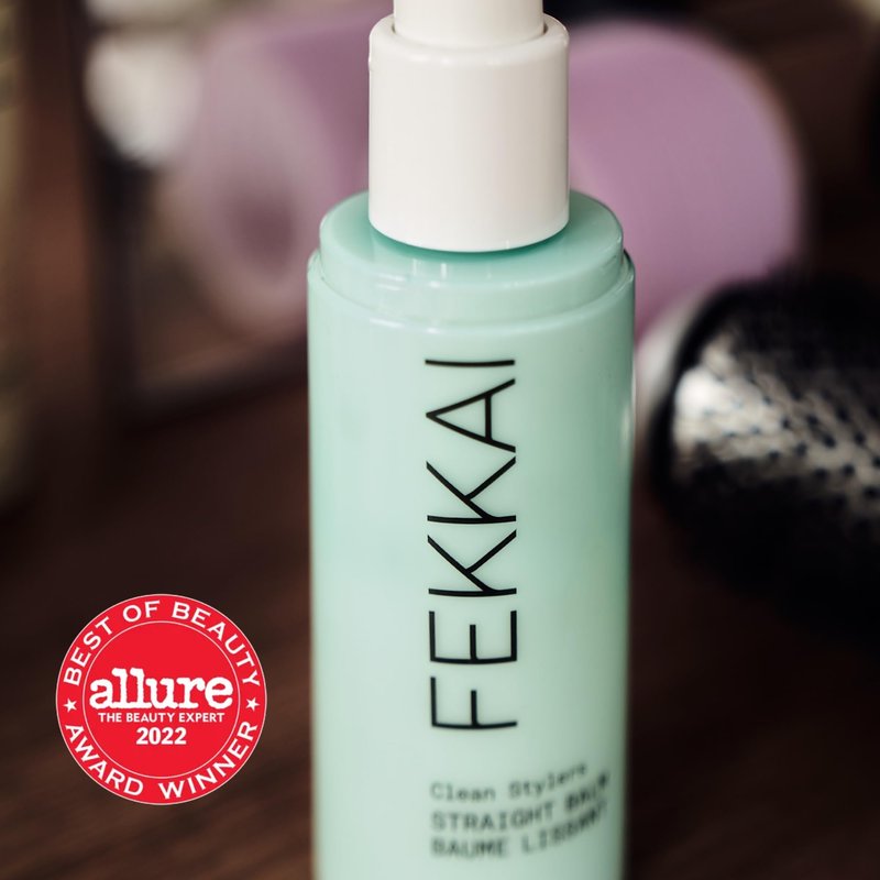 FEKKAI Clean Stylers Straight Balm - 5 oz - Lasting Frizz Control & Heat Protection for Sleek Hair - Reduces Blowout Time - Vegan, Cruelty-Free