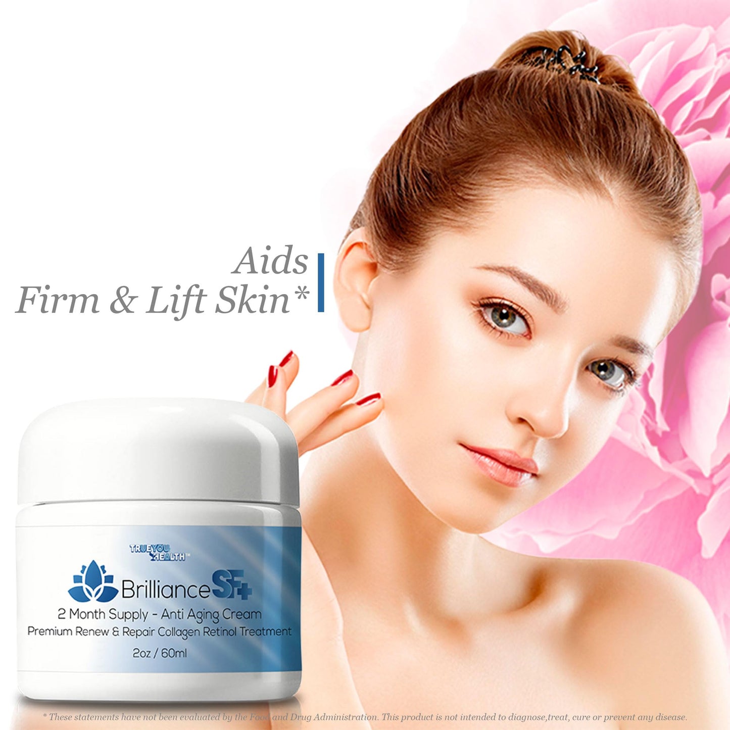 Brilliance SF Plus 2 Month Supply Anti Wrinkle Cream - Our Best Pro Brilliance SF Anti Aging Cream / Anti Wrinkle Cream Plus - Premium Plus Brilliance SF Cream for Day & Night - Promote Soft Skin