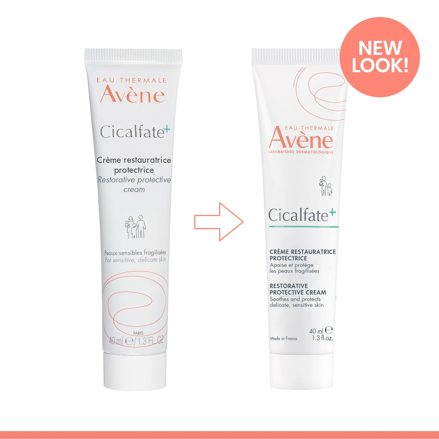 Avène Cicalfate+ Restorative Protective Cream, Face Moisturizer, Skin Face Cream, Body Cream for Sensitive Skin, Helps Restore Skin Barrier, Restorative Cream, Safe for Infants, Kids & Adults