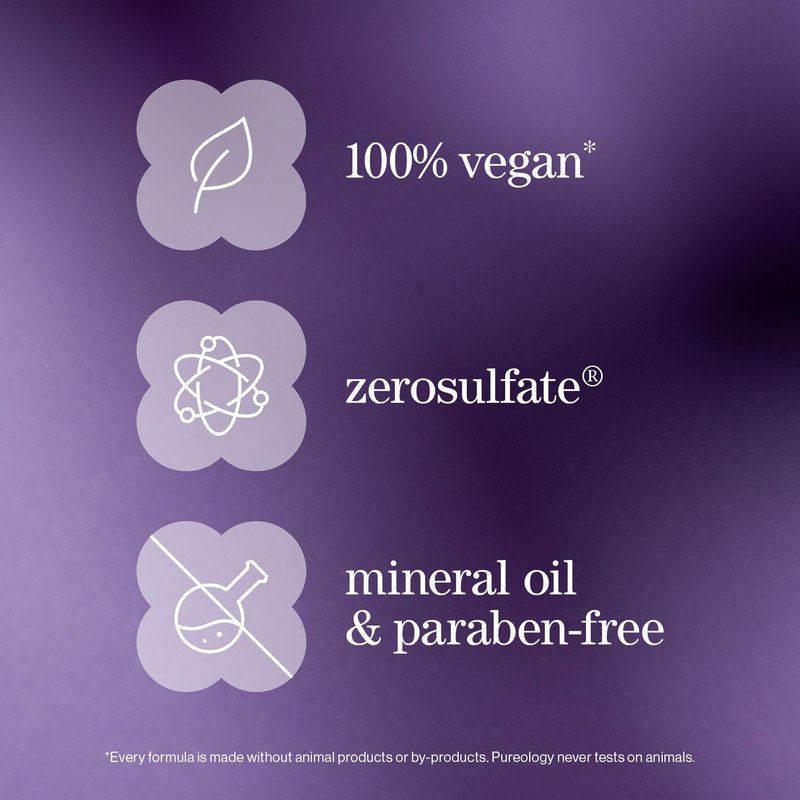 Pureology Hydrate Shampoo - For Dry or Color Treated Hair, Moisturizing Shampoo For Hydration & Softness, With Rose Extract & Green Tea, Vegan & Sulfate-Free, 1.7 Fl Oz