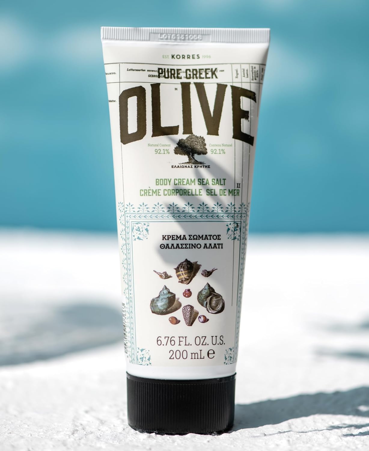 KORRES Olive Body Lotion - Hydrating Moisturizer with Vitamin E & Aloe | 6.76 fl oz for Dry Skin