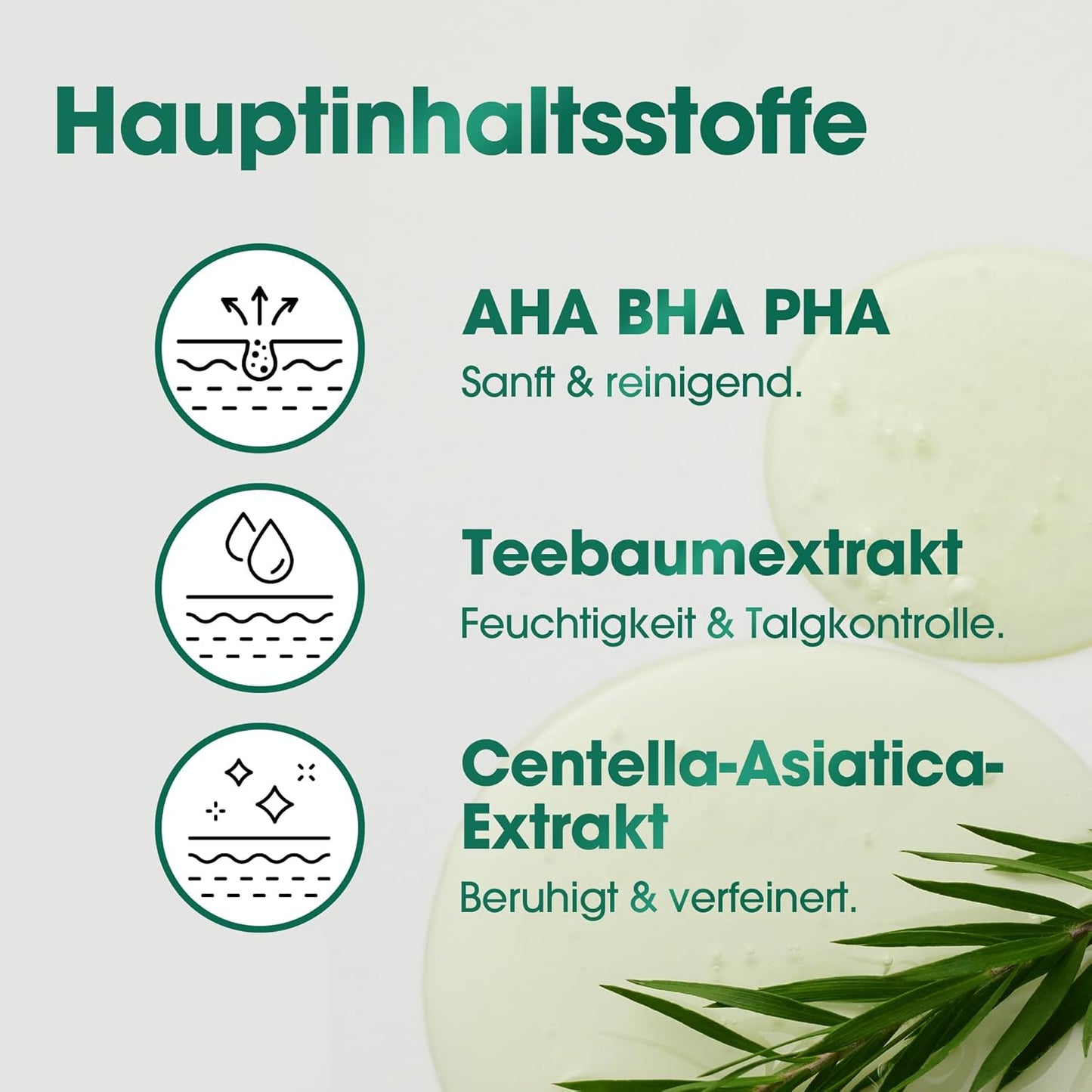 AHA BHA PHA 30 Days Miracle Acne Clear Body Cleanser - Deep Cleansing Foam for Clear Skin