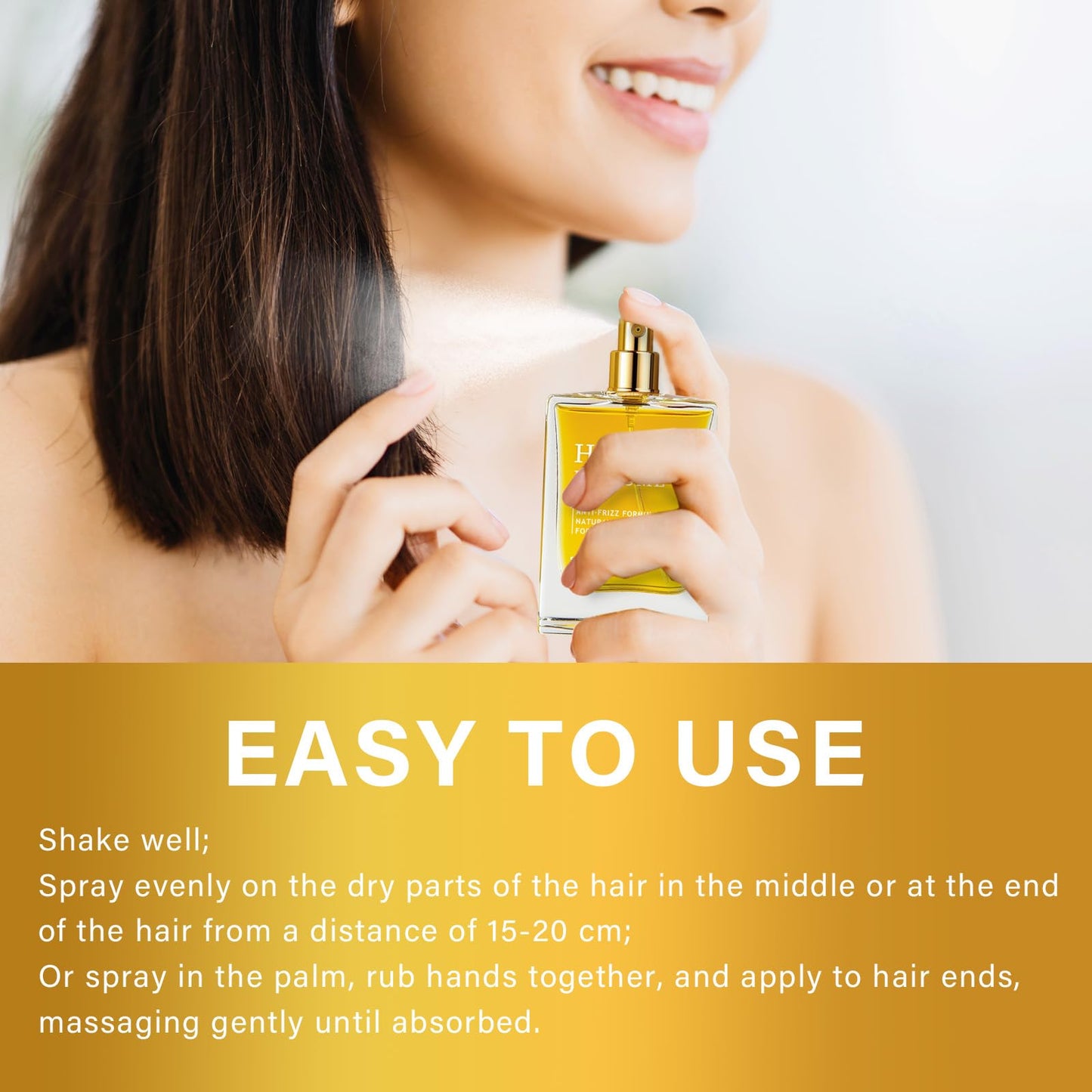 AETHEREVE Hair Perfume for Women, 50mL Long Lasting Pheromones Perfume for Women, Lightweight Fragrance Spray for Dry and Frizzy Hair Care