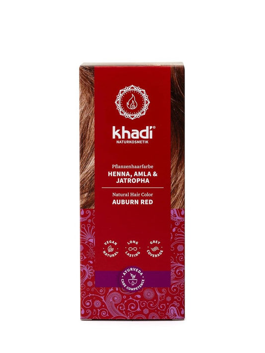 Auburn Red Natural Hair Color - Strong, Deep Red to Rich Mahogany - 3.5 oz Natural Formula