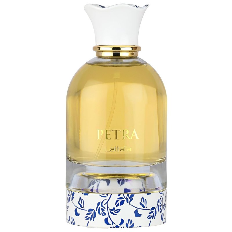 Lattafa Petra Eau de Parfum - Long-Lasting Fruity Floral Fragrance for Unisex | 3.4 Ounce (100 ml)
