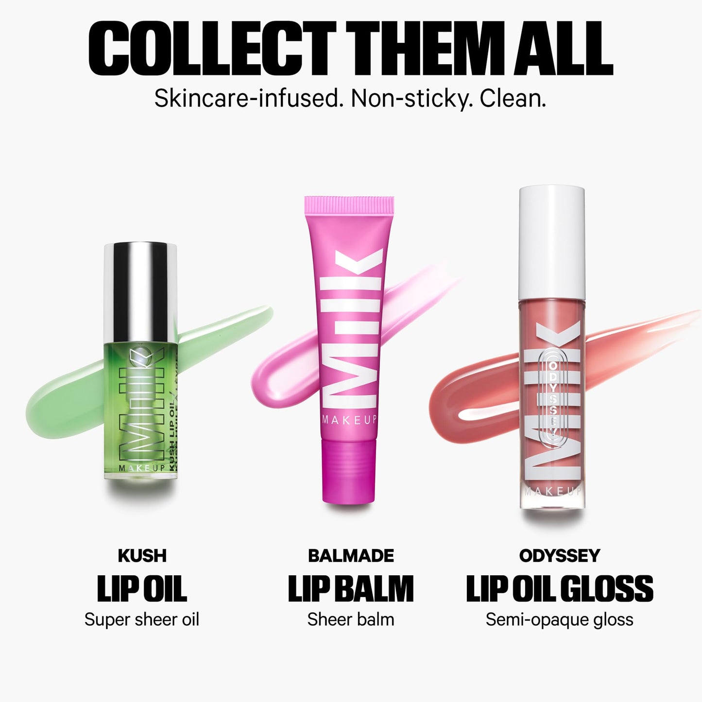 Milk Makeup KUSH Sheer Hydrating Lip Oil – Sheer-Tinted, Long-Lasting, Non-Sticky Gloss for High Shine + Smoother-Looking Lips – Vegan – Dream Machine (Mauve, Guava Flavor), 0.18oz