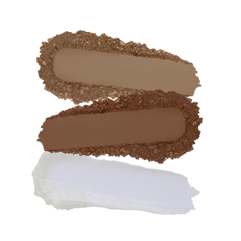 KimChiChic Beauty Kimbrowly Eyebrow Powder Duo with Brow Wax – Natural Looking Brows, 3D Effect, Cruelty Free, Light H 0.27oz