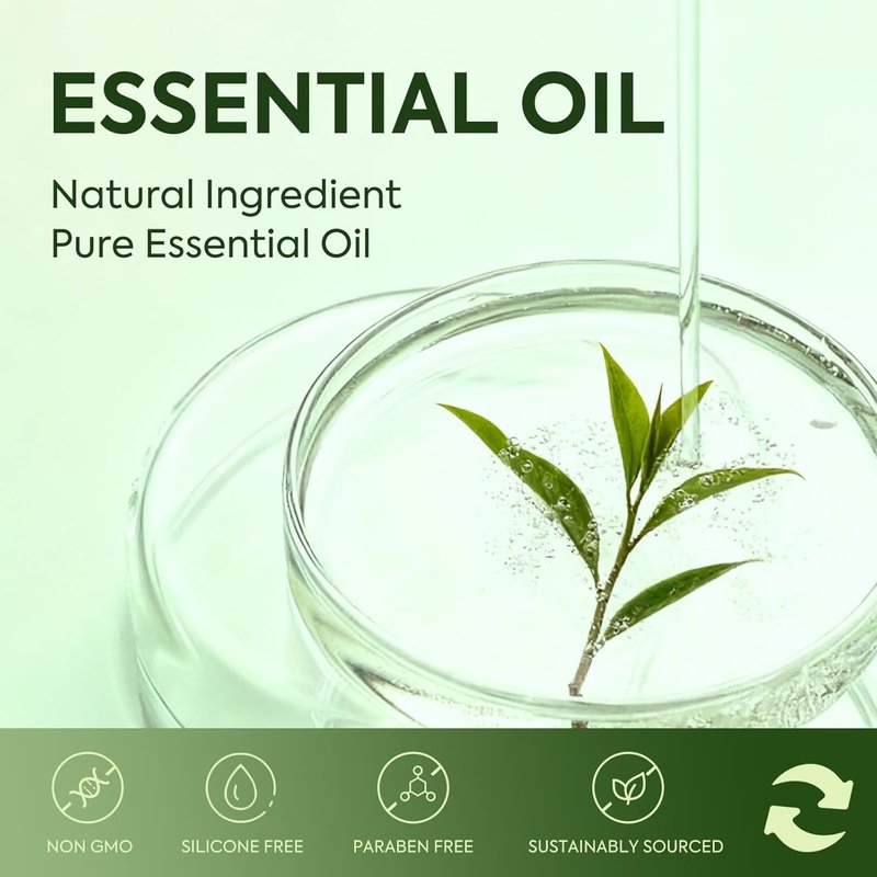 Tea Tree Shampoo for Oily Hair - Clarifying Biotin Formula for Deep Cleansing & Scalp Balance | 16.9 FL OZ