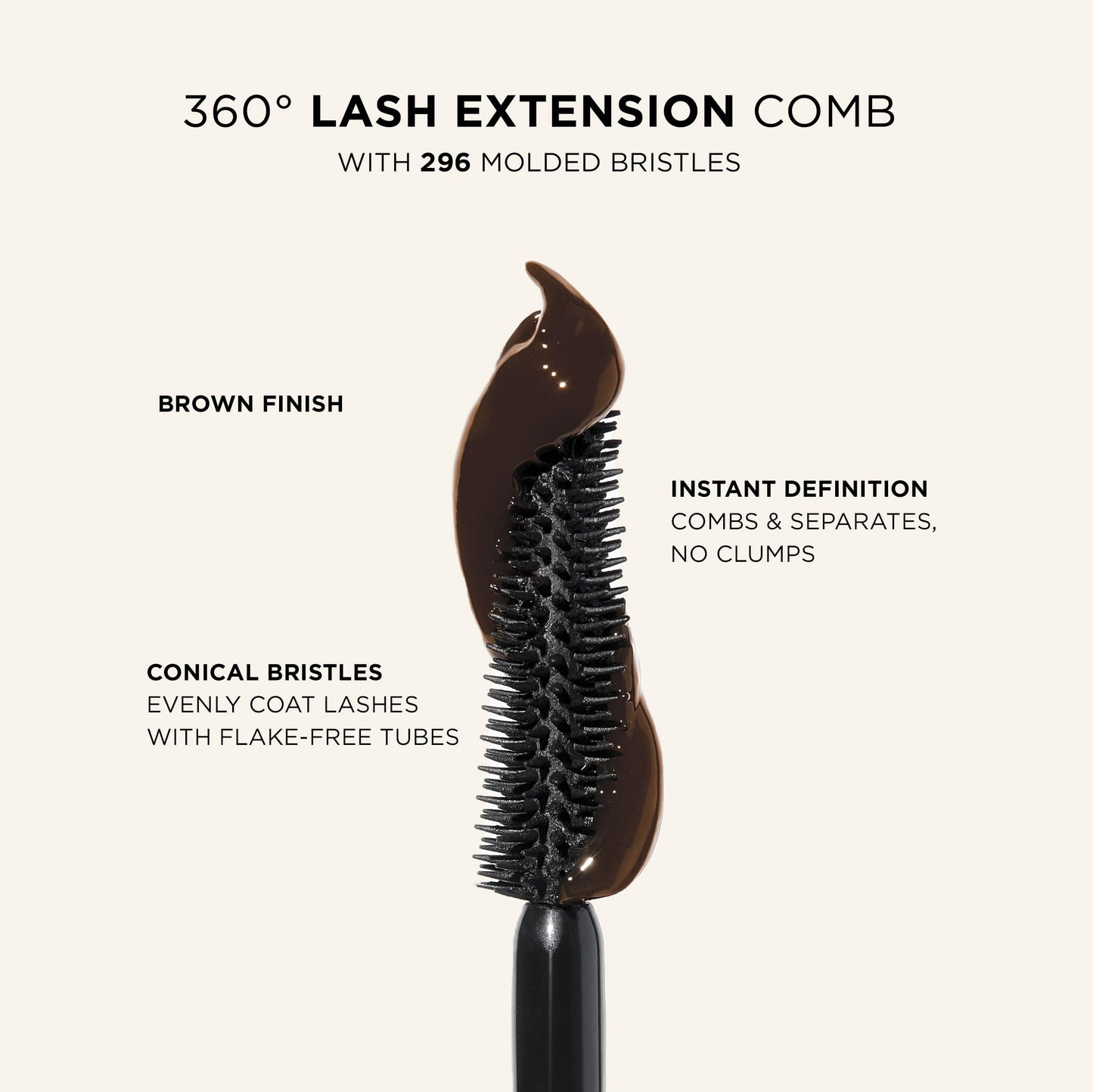 tarte tartelette XL tubing mascara – Lash Extensions in a Tube with Peptide, Extra-Bold Buildable Length & Volume, Smudge-Proof Longwear, Easy-to-Remove, Vegan & Cruelty-Free, travel size, brown