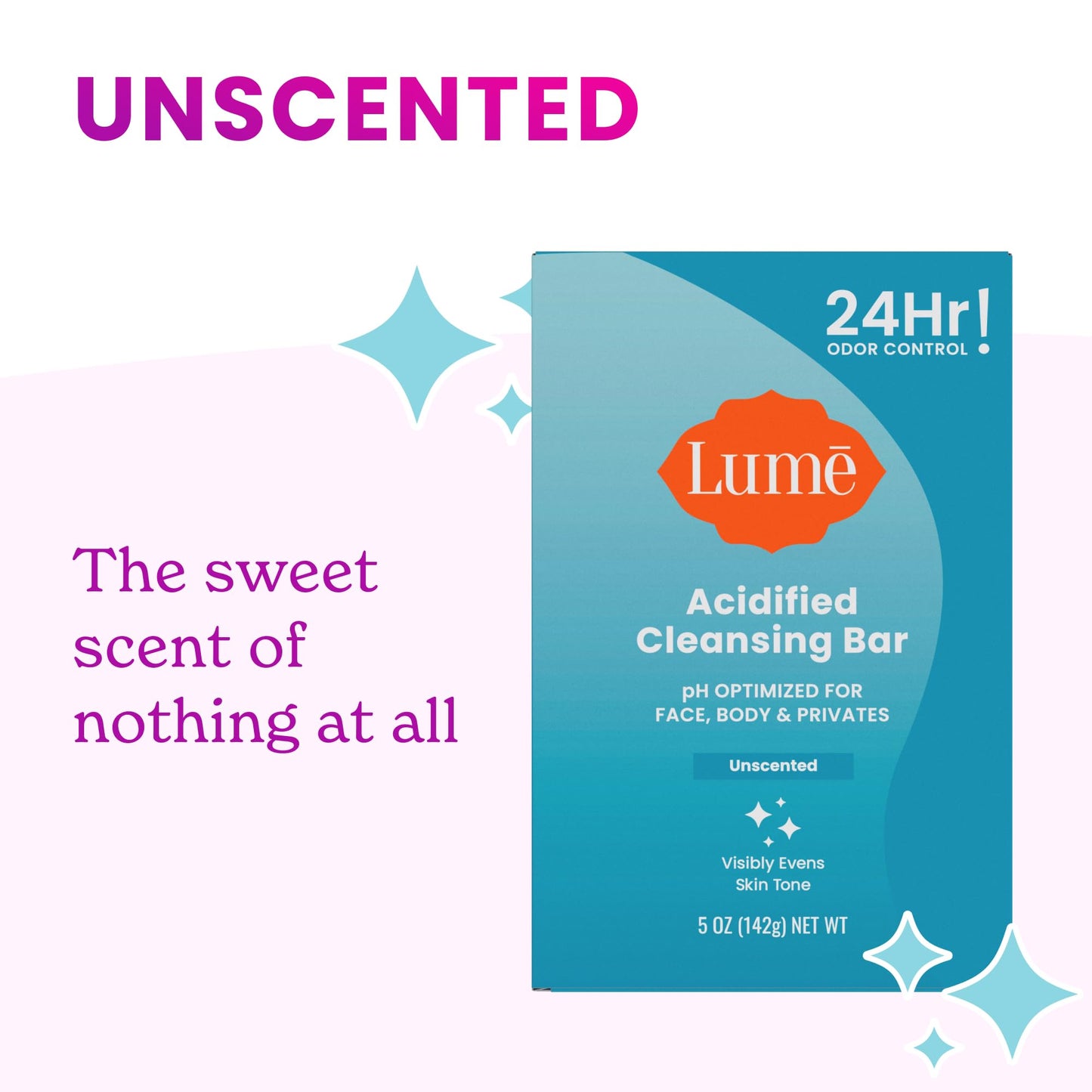 Lume Acidified Body Cleansing Bar - 8.5 oz, 3 pk (Tcombo scents)