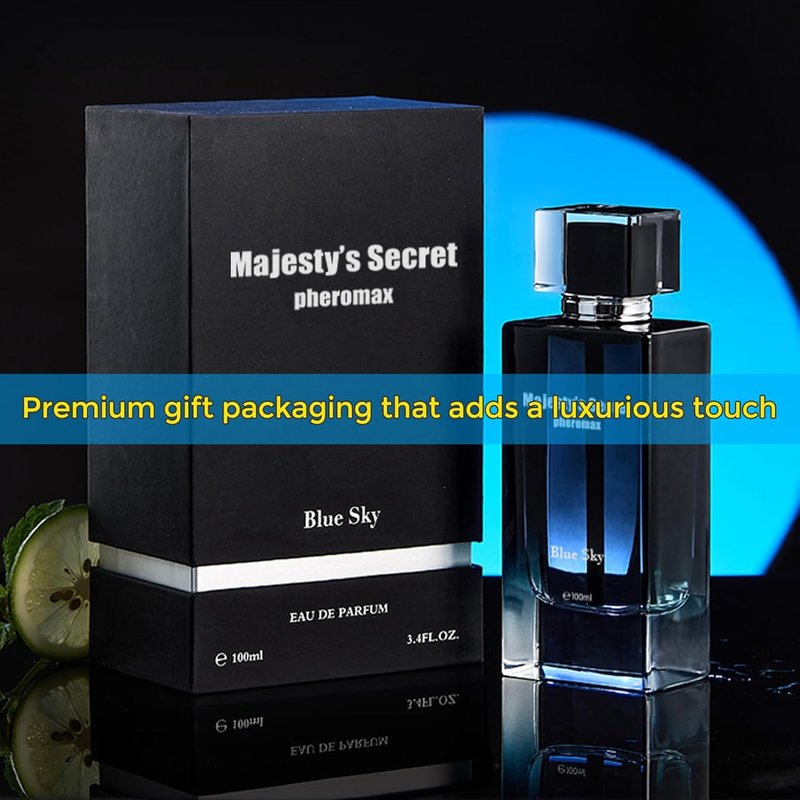 Pheromone Cologne for Men - Luxury 3.4 fl oz Eau de Parfum Spray | Fresh Woody & Warm Notes, Long-Lasting Fragrance