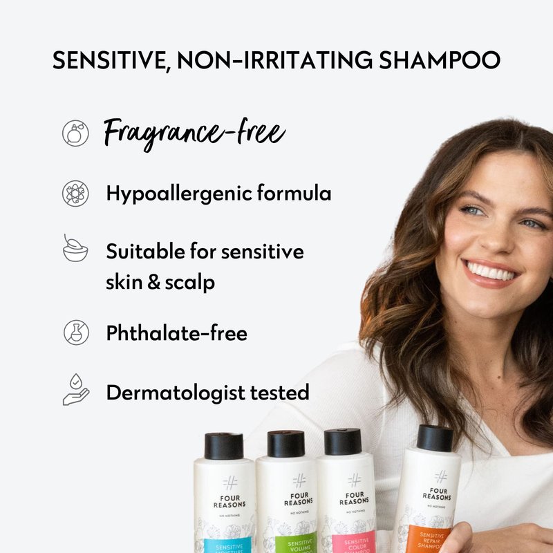 No nothing Volume Shampoo – Fragrance Free Volumizing Shampoo for Fine & Thin Hair – Lightweight Shampoo for Sensitive Scalp – Hypoallergenic, Vegan, Daily Use, 10.1 Fl Oz