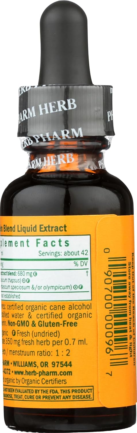 Mullein Blend - Organic Respiratory Support & Expectorant | Fast-Absorbing 1 oz