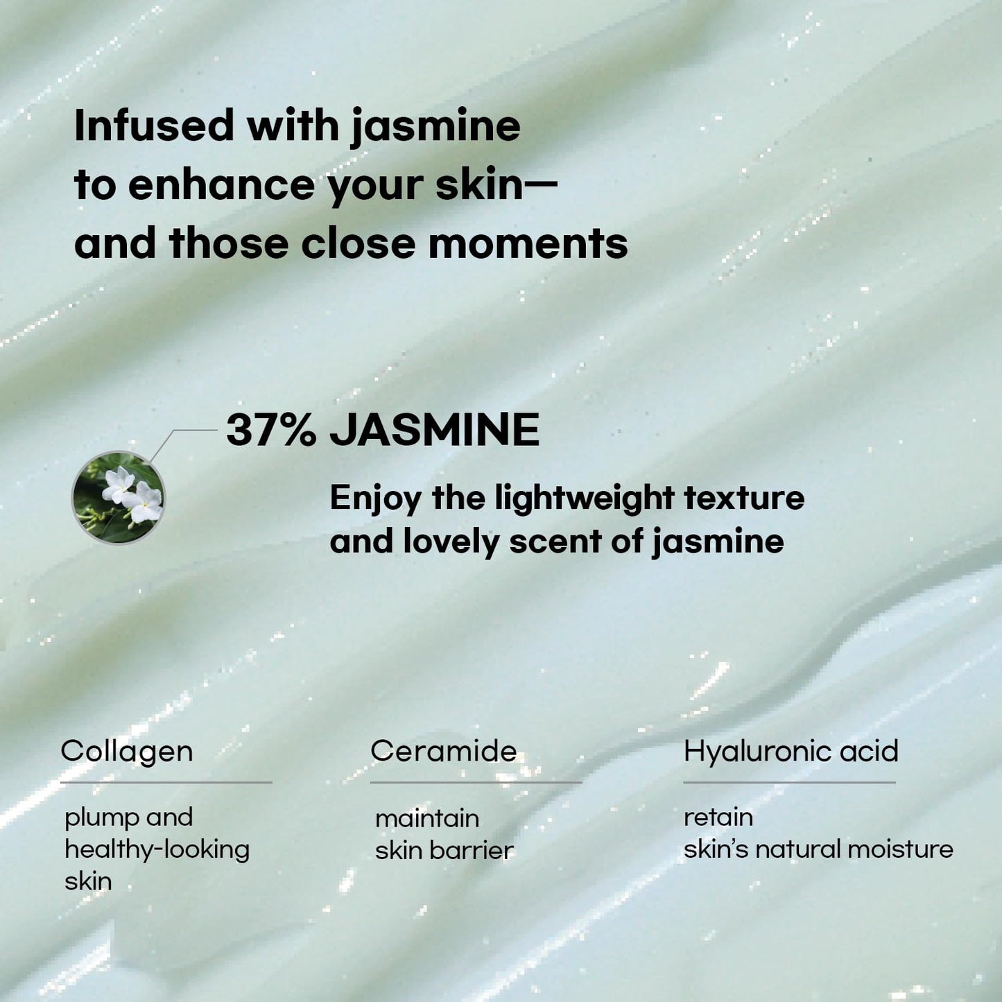 DERMA YOON Jasmine 37% Daily Moisturizer, Face cream, 3 Ounce, Easy-facial spa moisturizing cream, 90ml, Korean Skincare