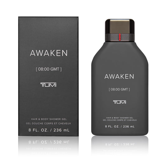 TUMI Awaken [08:00 GMT] 8 fl oz/ 236 mL Hair & Body Shower Gel