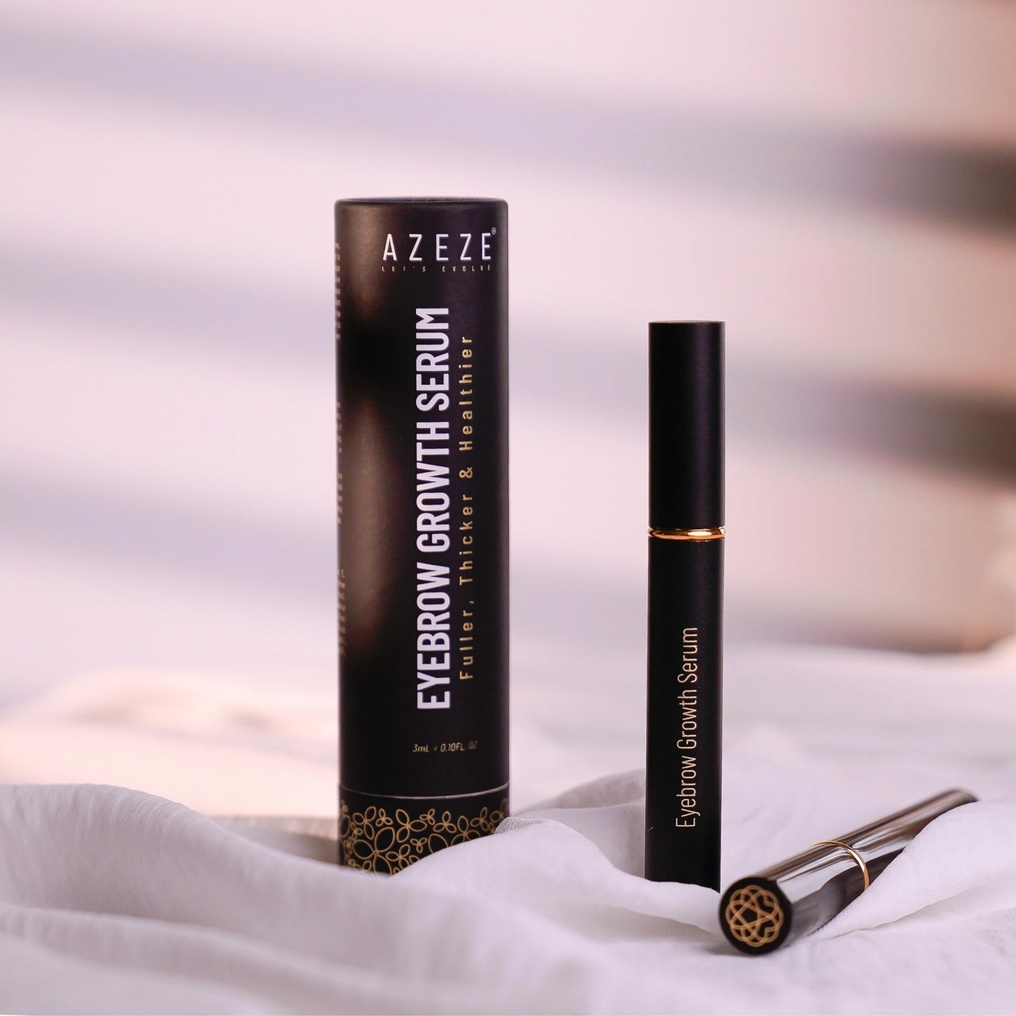 Azeze Eyebrow Growth Serum for Thicker Brows - Oil-free Brow Serum for Fuller Brows in 6 Weeks