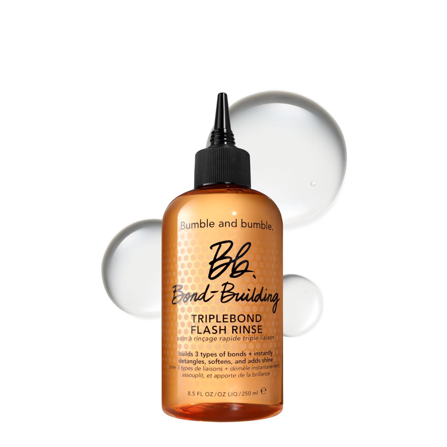 Bumble and bumble. Bond-Building TripleBond Flash Rinse For Damaged Hair | Strengthens and Adds 2x Shine | For Damaged Fine to Medium Curly, Wavy, Straight Hair Types, 8.5 Fl Oz