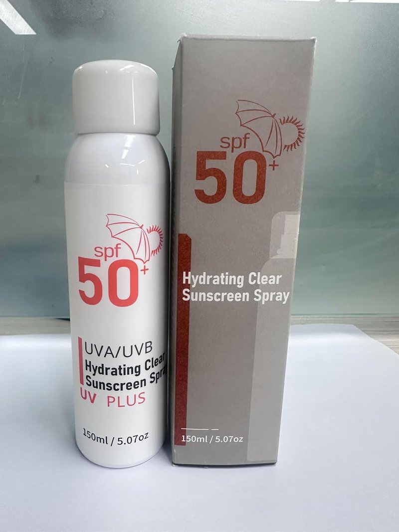 Sunscreen Spray SPF 50+ | Reef Safe Broad Spectrum UVA/UVB Protection, Non-Comedogenic, 5.07oz Travel Size
