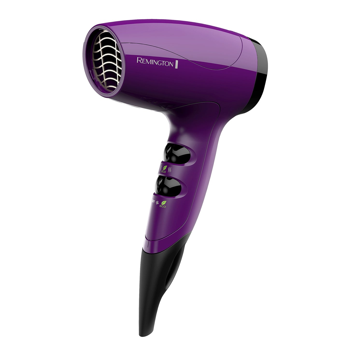 Remington Ionic Compact Hair Dryer, 1875W Powerful Travel Blow Dryer, Lightweight & Portable, Anti-Frizz Ionic Technology, 3 Heat / 2 Speed Settings, Removable Filter, Purple