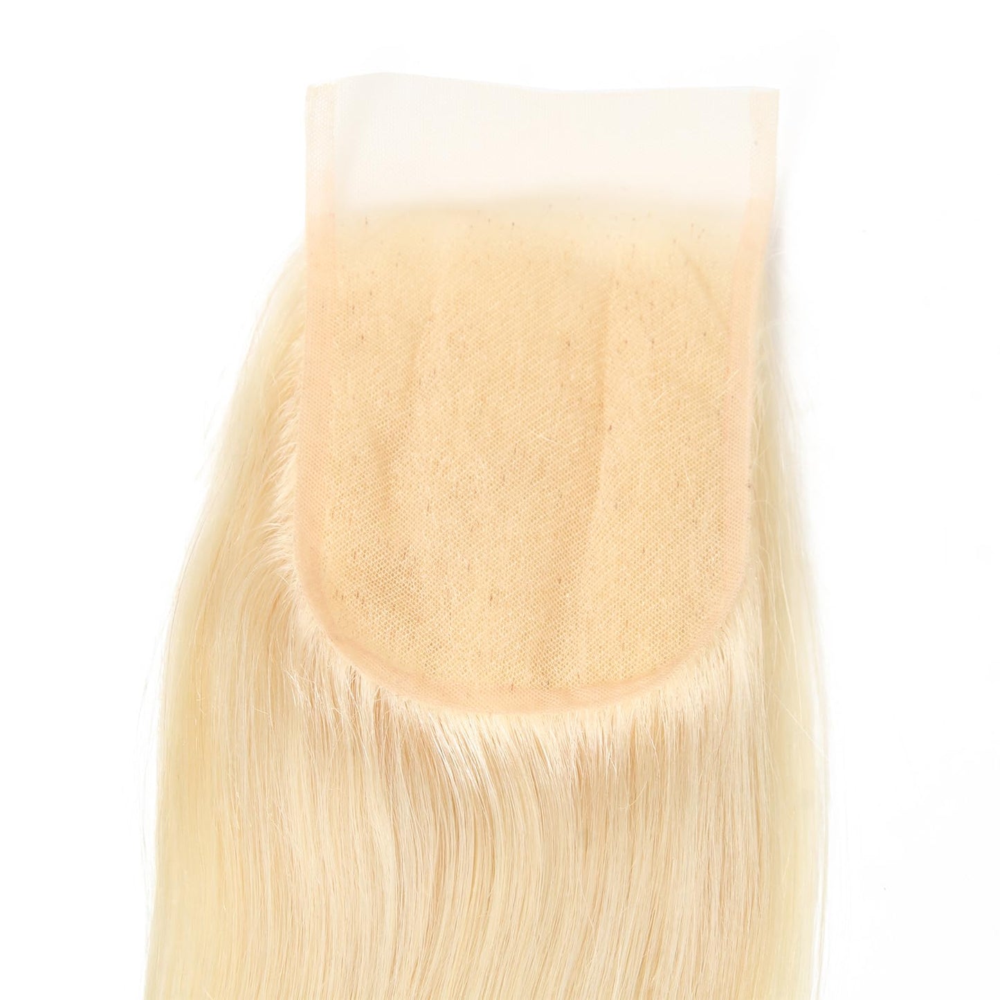 LANWIUKU 613 Closure 4x4 Lace Closure Straight Human Hair 613 Blonde Closure Pre Plucked With Baby Hair Brazilian Virgin Blonde Human Hair HD Lace Closure (16 Inch)