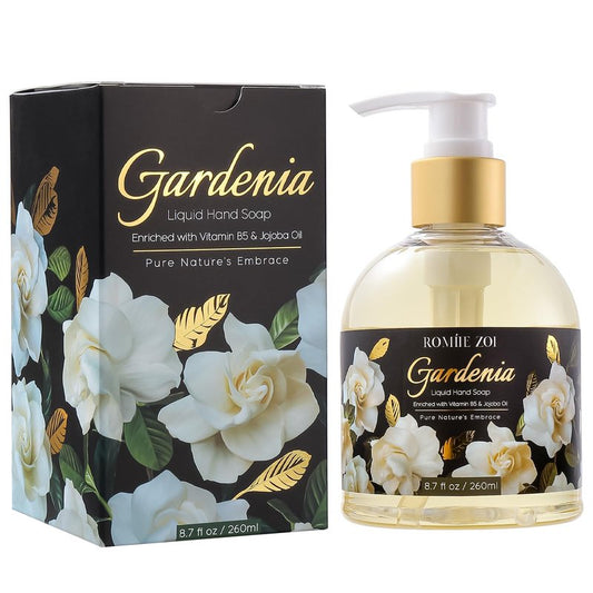 ROMIIE ZOI Liquid Hand Soap with Gift Box - Gardenia - 260ml/ 8.7 fl.oz