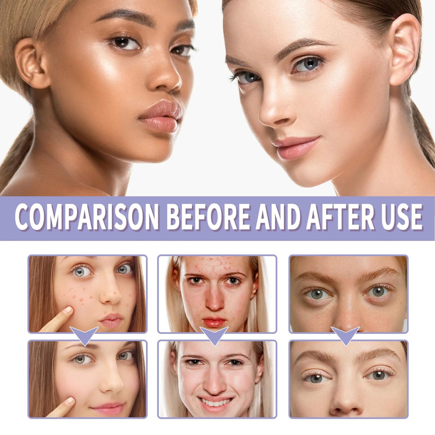 Matte Foundation Powder, Jelly Setting Powder with Mini Puff, Powder-free Oil Control Face Pressed Powder Creates Long-Lasting Silky Blurring Waterproof Makeup