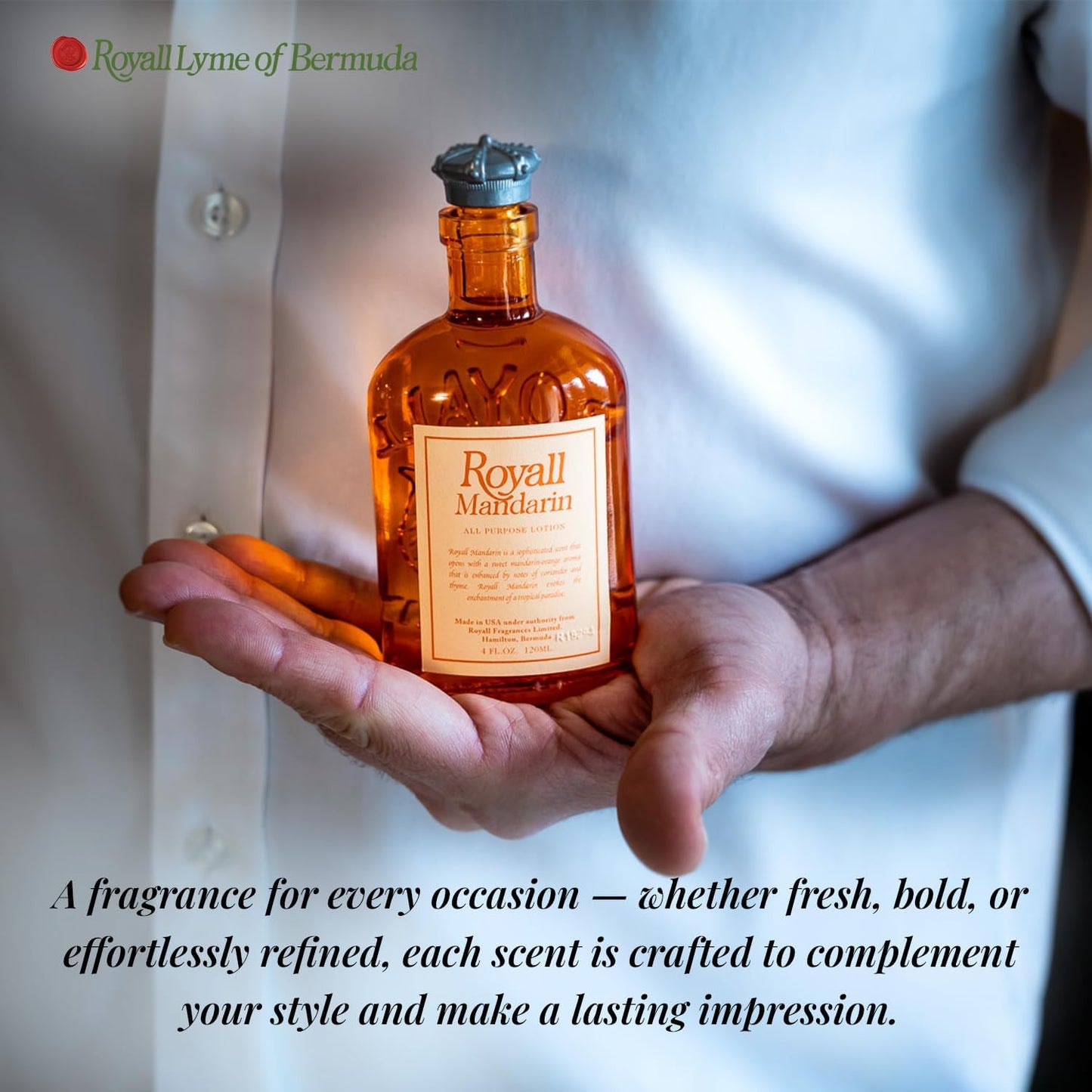 ROYALL FRAGRANCES Royall Mandarin Orange Of Bermuda By Royall Fragrances For Men. All Purpose Lotion 4.0 Oz