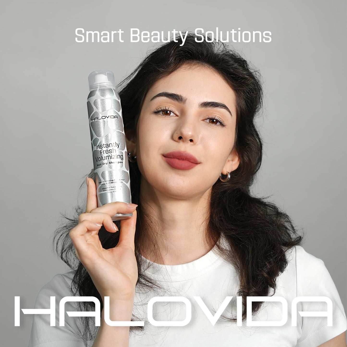 HALOVIDA Dry Shampoo for Women, Dry Scalp Shampoo Spray for Dark Hair Leaves No White Residue, Absorb Oils, Volumizing & Refresh Hair for 72 Hours, 5.07 Fl Oz (Pack of 2)