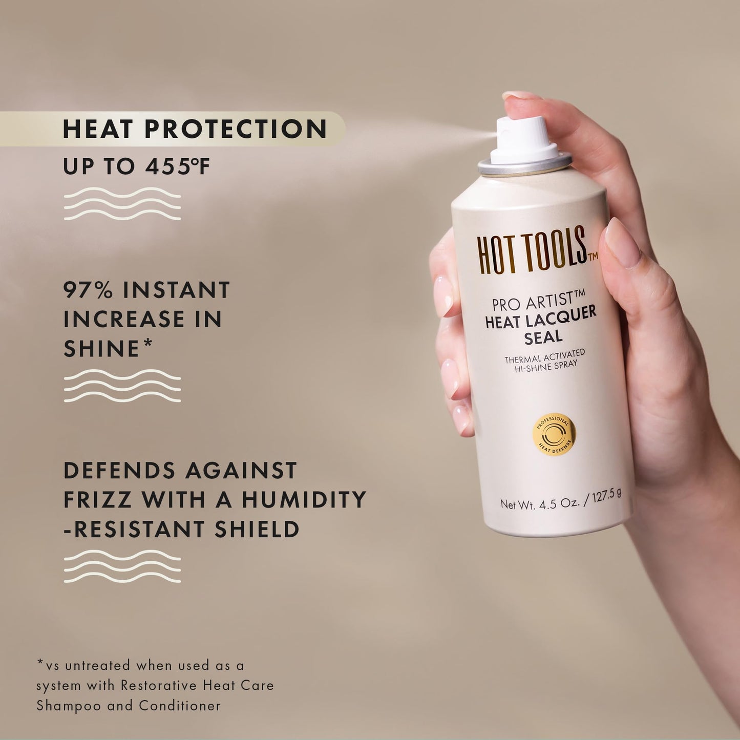 Hot Tools Heat Protectant Hi-Shine Spray
