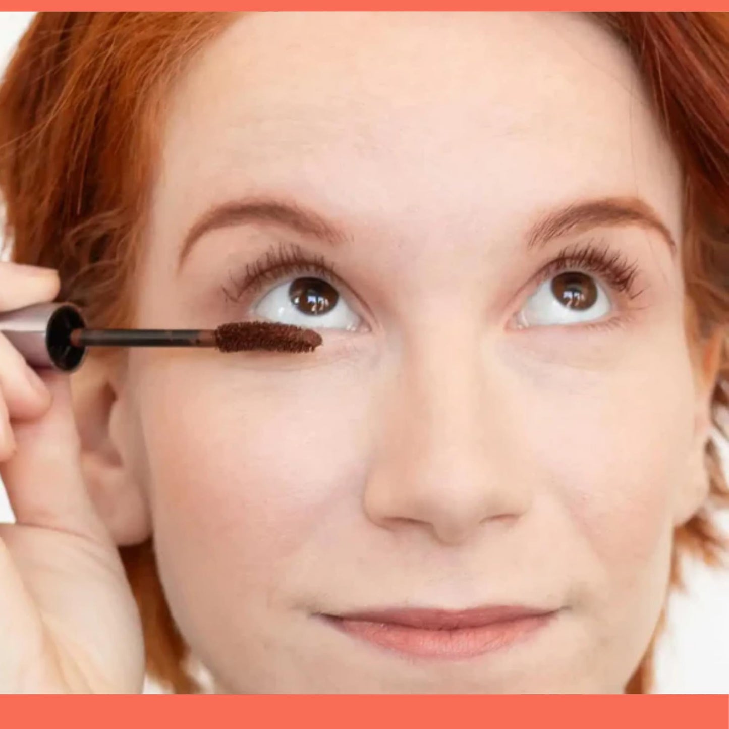 Redhead Revolution's Gingerlash Mascara (Genuine Ginger Reddish) Brown Mascara for Redheads and Strawberry Blondes Volumizing Lengthening Vegan Cruelty Free